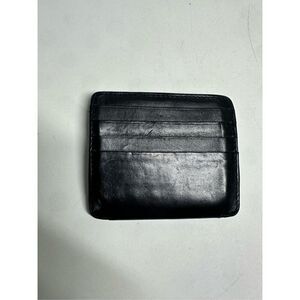 Rich Born Black Leather 12 Slides Cardholder ID Holder